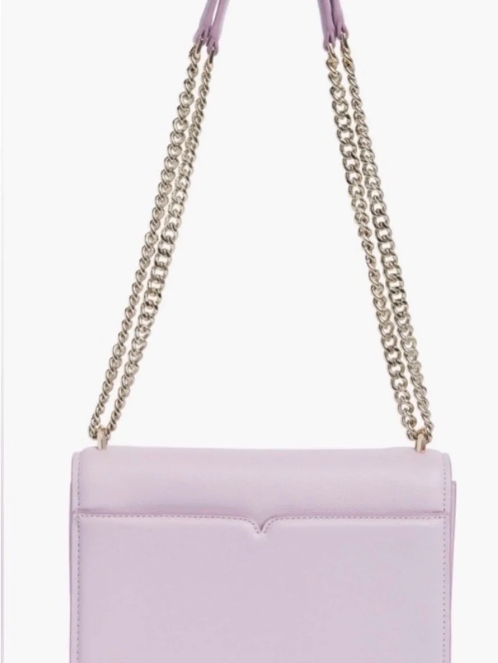 kate spade Lilac Crossbody with Gold Chain Strap